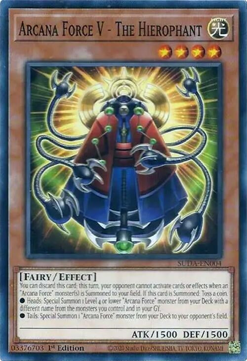 Image for Arcana Force V - The Hierophant (Supreme Darkness) (SUDA-EN004) - YuGiOh