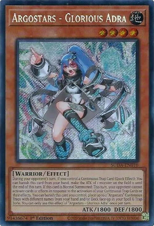 Image for Argostars - Glorious Adra (Supreme Darkness) (SUDA-EN010) - YuGiOh