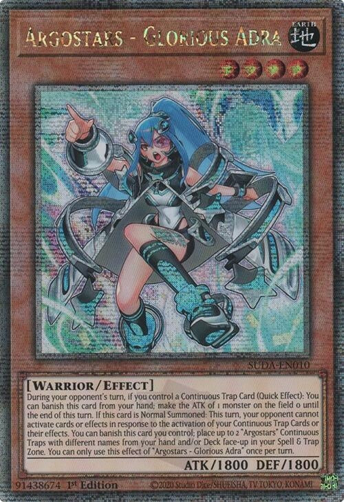 Image for Argostars - Glorious Adra (Quarter Century Secret Rare) (Supreme Darkness) (SUDA-EN010) - YuGiOh