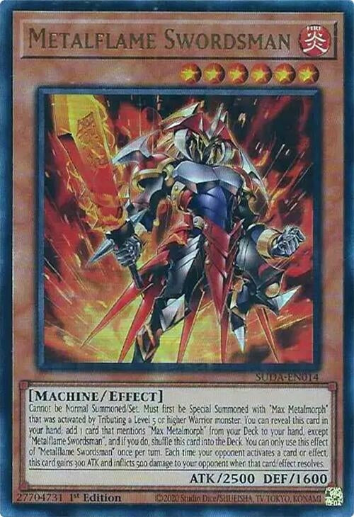 Image for Metalflame Swordsman (Supreme Darkness) (SUDA-EN014) - YuGiOh