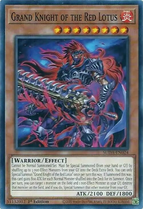 Image for Grand Knight of the Red Lotus (Supreme Darkness) (SUDA-EN024) - YuGiOh