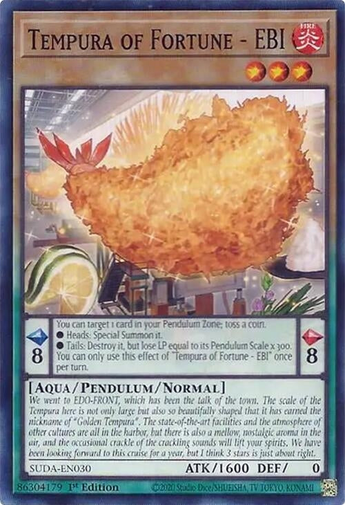 Image for Tempura of Fortune - EBI (Supreme Darkness) (SUDA-EN030) - YuGiOh