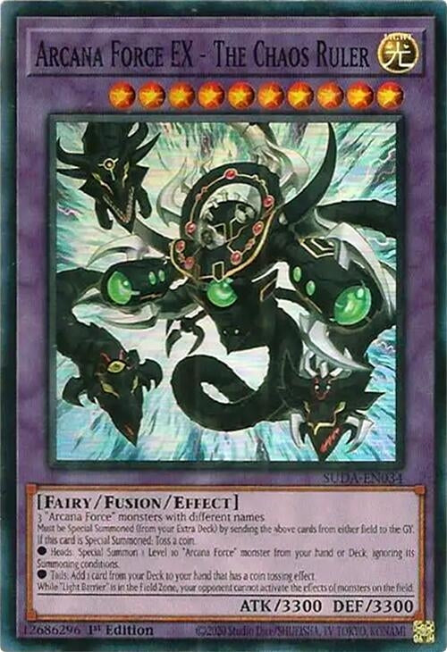 Image for Arcana Force EX - The Chaos Ruler (Supreme Darkness) (SUDA-EN034) - YuGiOh
