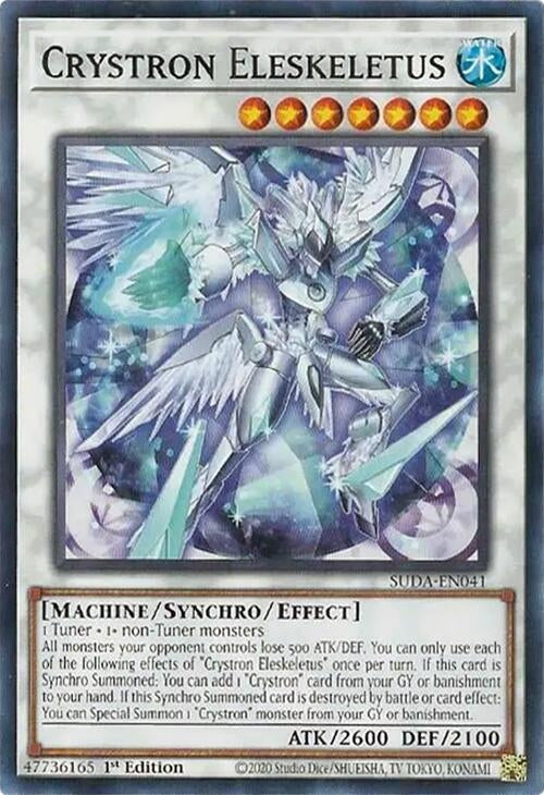 Image for Crystron Eleskeletus (Supreme Darkness) (SUDA-EN041) - YuGiOh