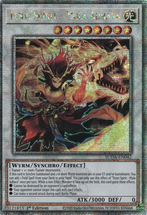 Image for Tenyi Spirit - Mula Adhara (Quarter Century Secret Rare) (Supreme Darkness) (SUDA-EN042) - YuGiOh
