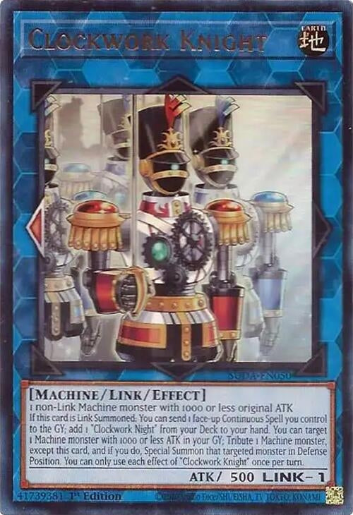 Image for Clockwork Knight (Supreme Darkness) (SUDA-EN050) - YuGiOh