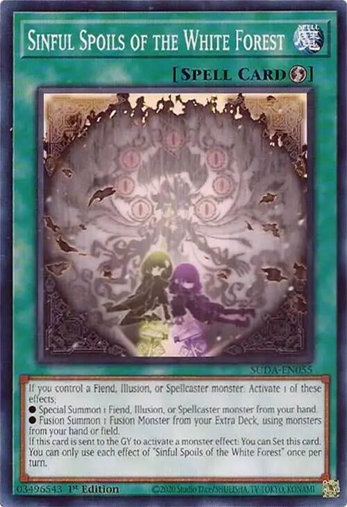 Image for Sinful Spoils of the White Forest (Supreme Darkness) (SUDA-EN055) - YuGiOh