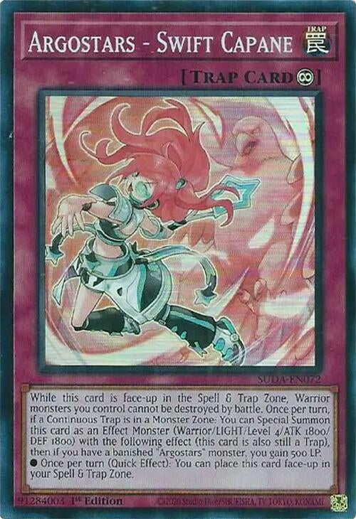 Image for Argostars - Swift Capane (Supreme Darkness) (SUDA-EN072) - YuGiOh