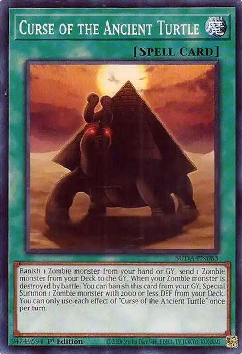 Image for Curse of the Ancient Turtle (Supreme Darkness) (SUDA-EN083) - YuGiOh