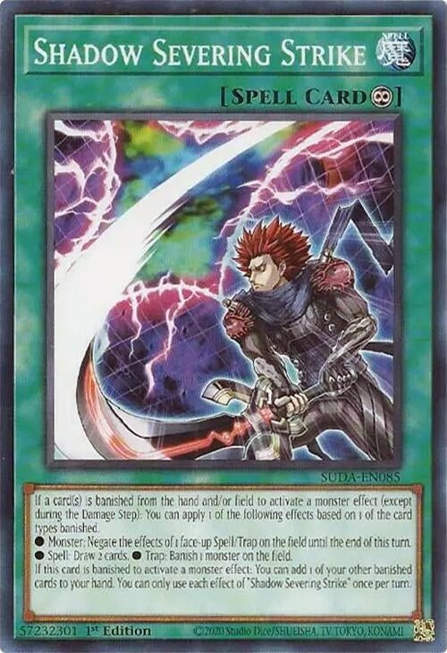 Image for Shadow Severing Strike (Supreme Darkness) (SUDA-EN085) - YuGiOh