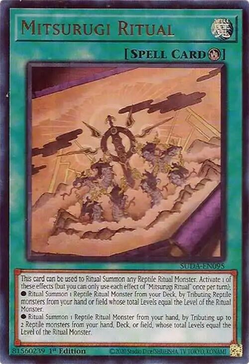 Image for Mitsurugi Ritual (Supreme Darkness) (SUDA-EN095) - YuGiOh