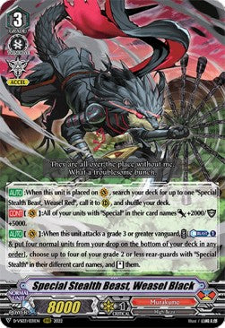 Special Stealth Beast, Weasel Black - V Clan Collection Vol.3 (Triple Rare) [D-VS03-031]