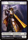 Image for Human Soldier (0003) // Clue Double-Sided Token (Innistrad Remastered) (3 // 22) - Magic: The Gathering