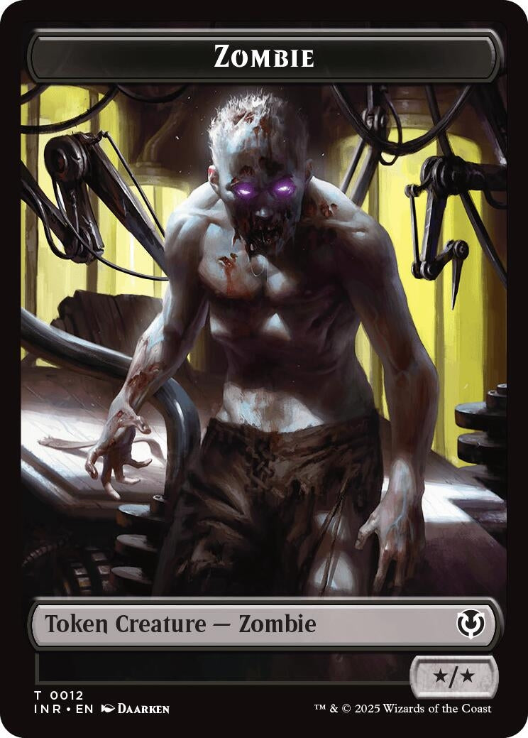 Image for Zombie (0011) // Zombie (0012) Double-Sided Token (Innistrad Remastered) (11 // 12) - Magic: The Gathering