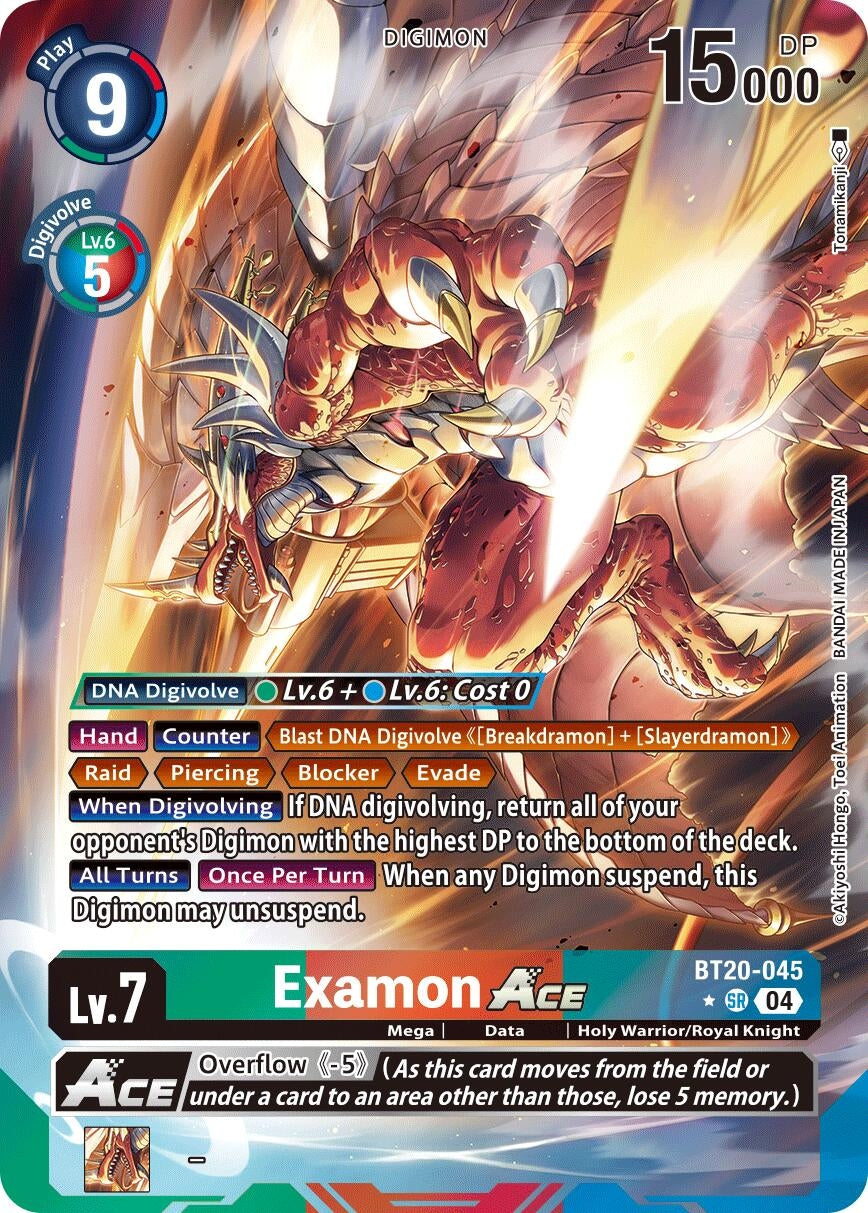 Image for Examon ACE (Alternate Art) (BT19-20) (BT20-045 SR) - Digimon Card Game