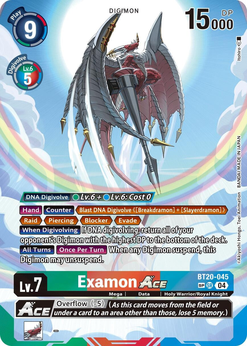 Image for Examon ACE (Textured) (BT19-20) (BT20-045 SR) - Digimon Card Game