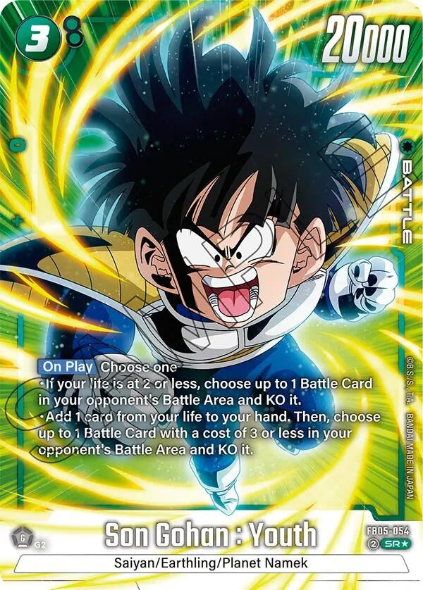 Image for Son Gohan : Youth (Alternate Art) (New Adventure) (FB05-054) - Dragon Ball Super: Fusion World