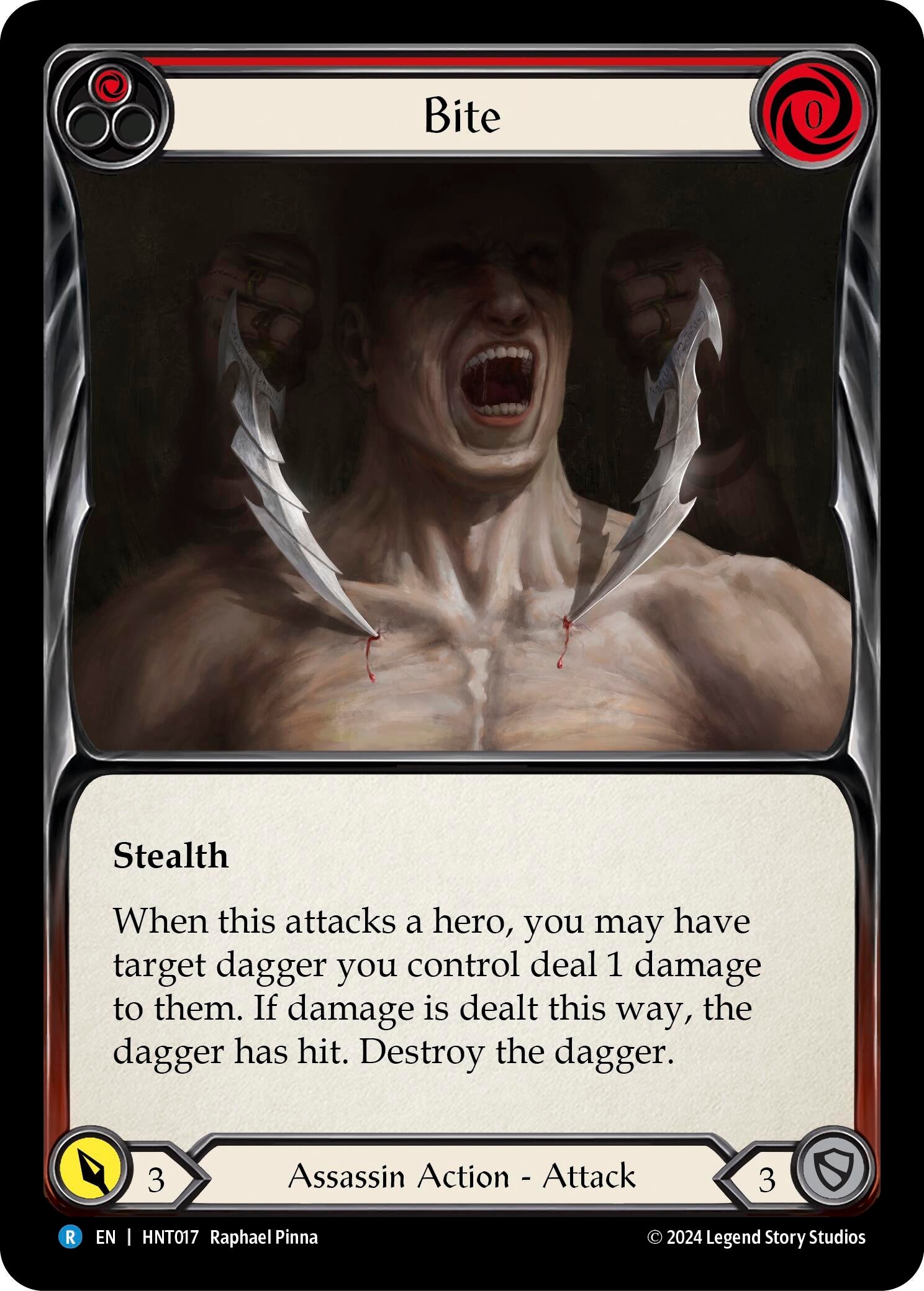 Image for Bite (Red) (The Hunted) (HNT017) - Flesh and Blood TCG