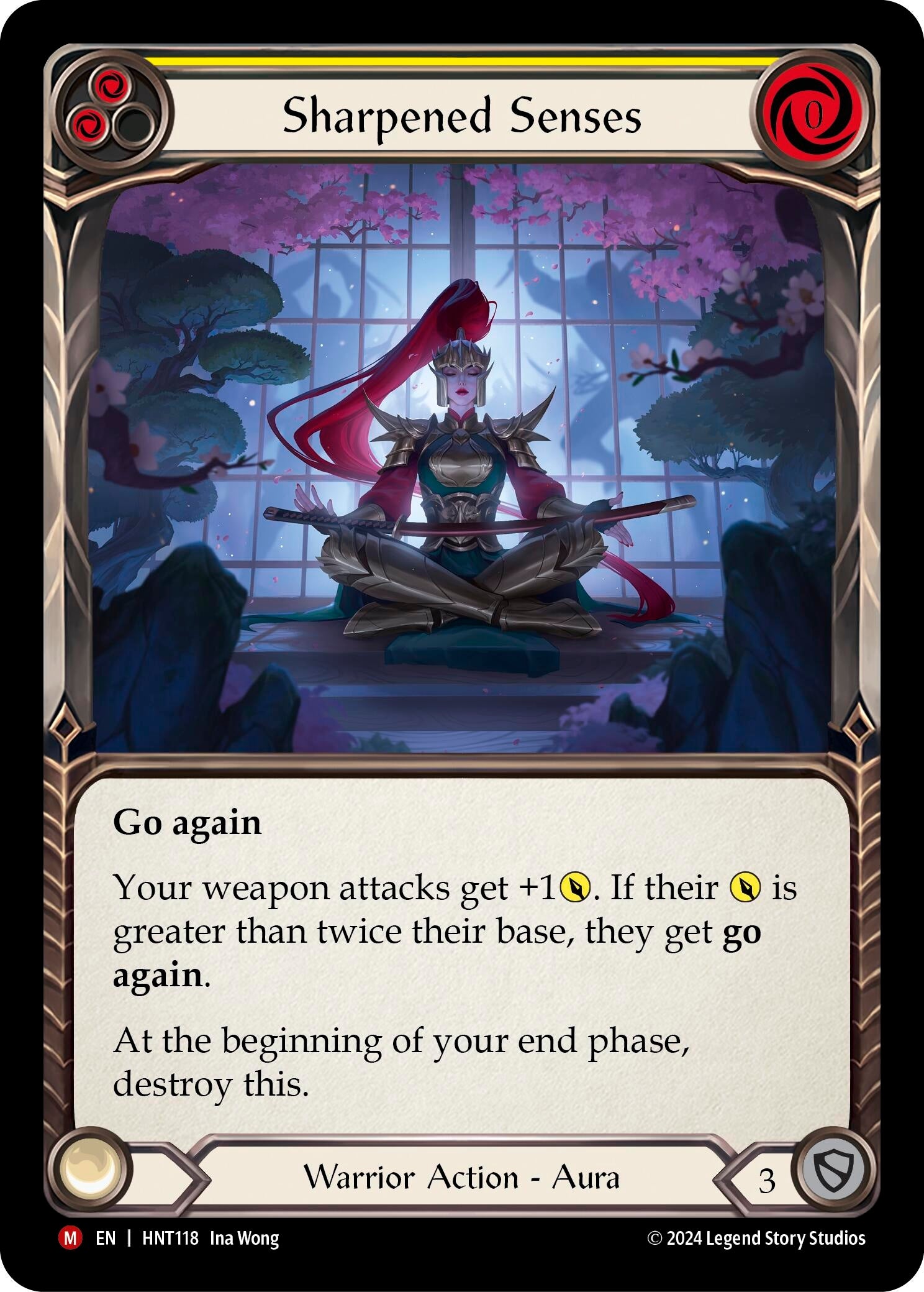 Image for Sharpened Senses (The Hunted) (HNT118) - Flesh and Blood TCG