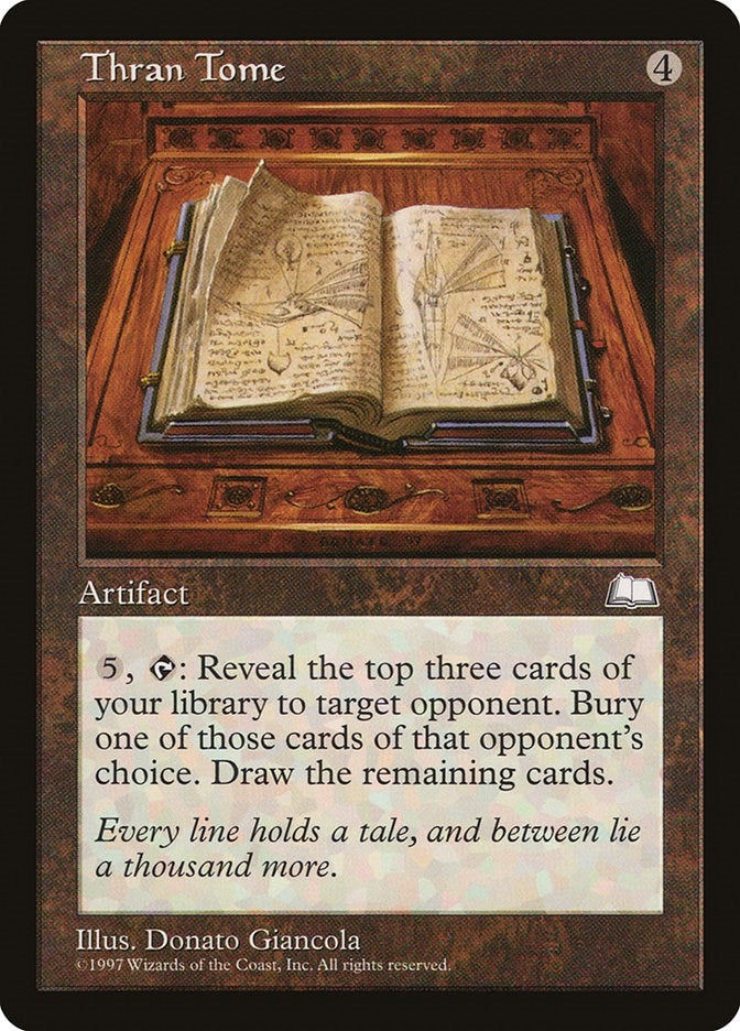 Image for Thran Tome (Weatherlight) - Magic: The Gathering