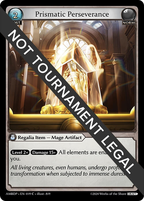 Image for Prismatic Perseverance (Mortal Ambition Draft Pack) (019) - Grand Archive TCG