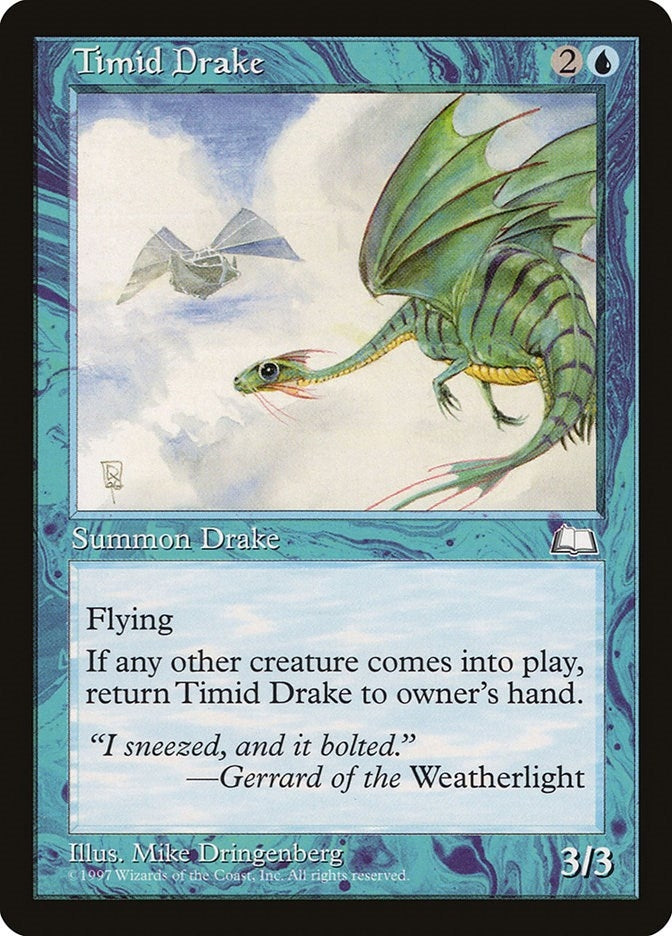 Image for Timid Drake (Weatherlight) - Magic: The Gathering