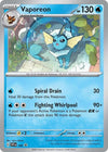 Image for Vaporeon - 168 (SV: Scarlet & Violet Promo Cards) (168) - Pokemon