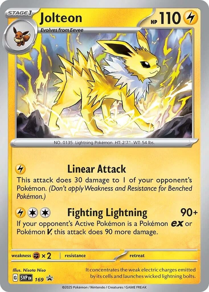 Image for Jolteon - 169 (SV: Scarlet & Violet Promo Cards) (169) - Pokemon
