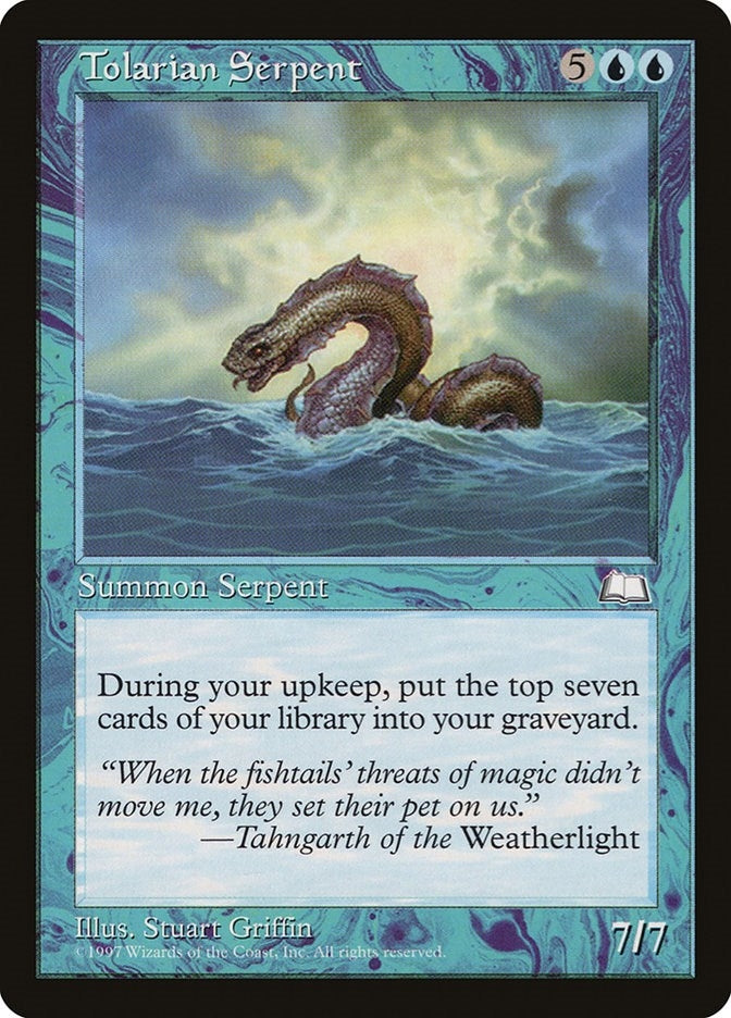 Image for Tolarian Serpent (Weatherlight) - Magic: The Gathering
