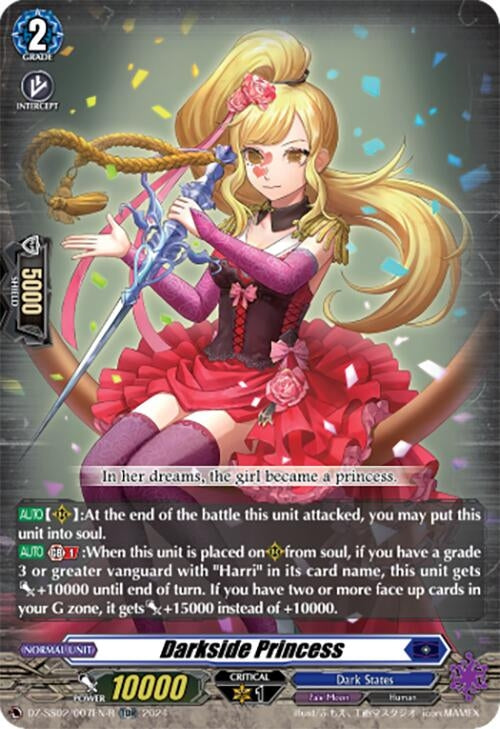 Image for Darkside Princess (TDR) (DZ-SS02: Stride Deckset -Harri-) (DZ-SS02/007EN-R) - Cardfight Vanguard