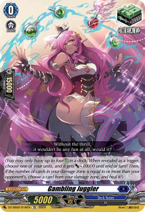 Image for Gambling Juggler (DZ-SS02: Stride Deckset -Harri-) (DZ-SS02/016EN) - Cardfight Vanguard