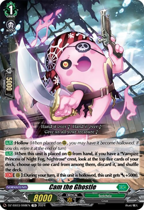 Image for Cam the Ghostie (DZ-SS03: Stride Deckset -Nightrose-) (DZ-SS03/008EN) - Cardfight Vanguard
