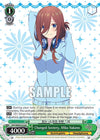 Image for Changed Scenery, Miku Nakano (The Quintessential Quintuplets Specials Premium Booster) (5HY/WE43-E16 N) - Weiss Schwarz