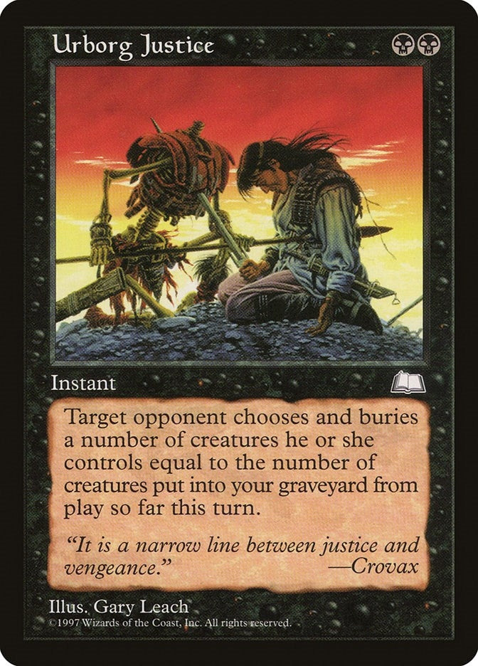 Image for Urborg Justice (Weatherlight) - Magic: The Gathering