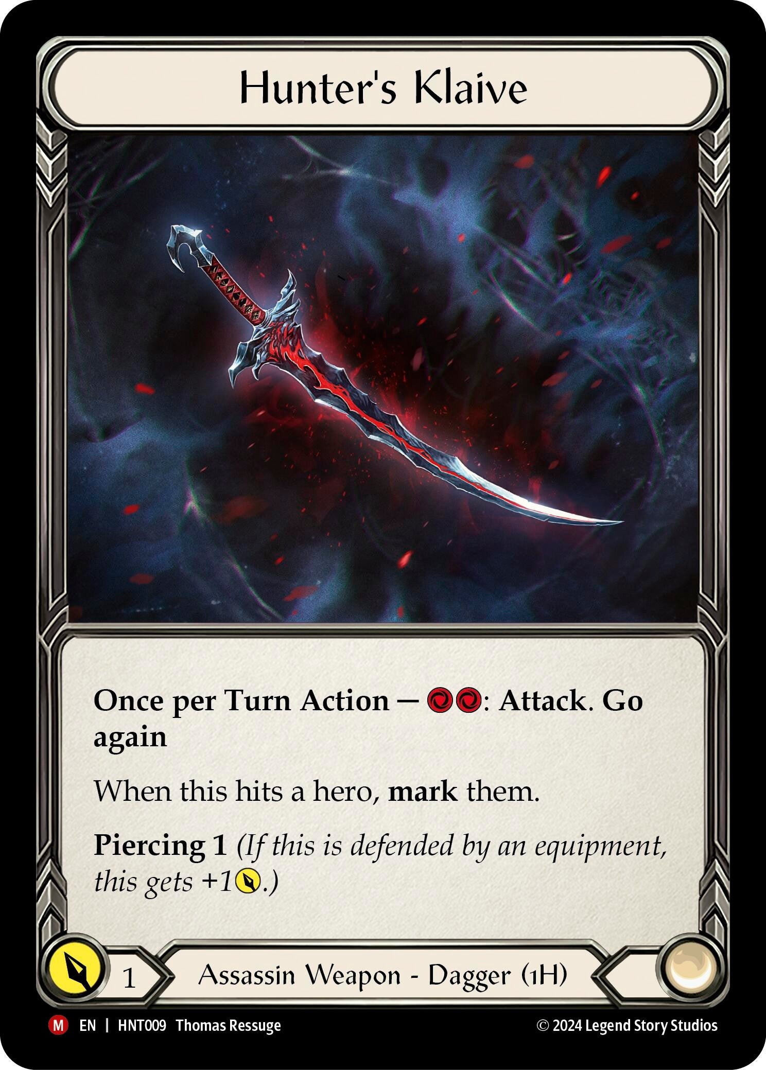 Image for Hunter's Klaive (The Hunted) (HNT009) - Flesh and Blood TCG