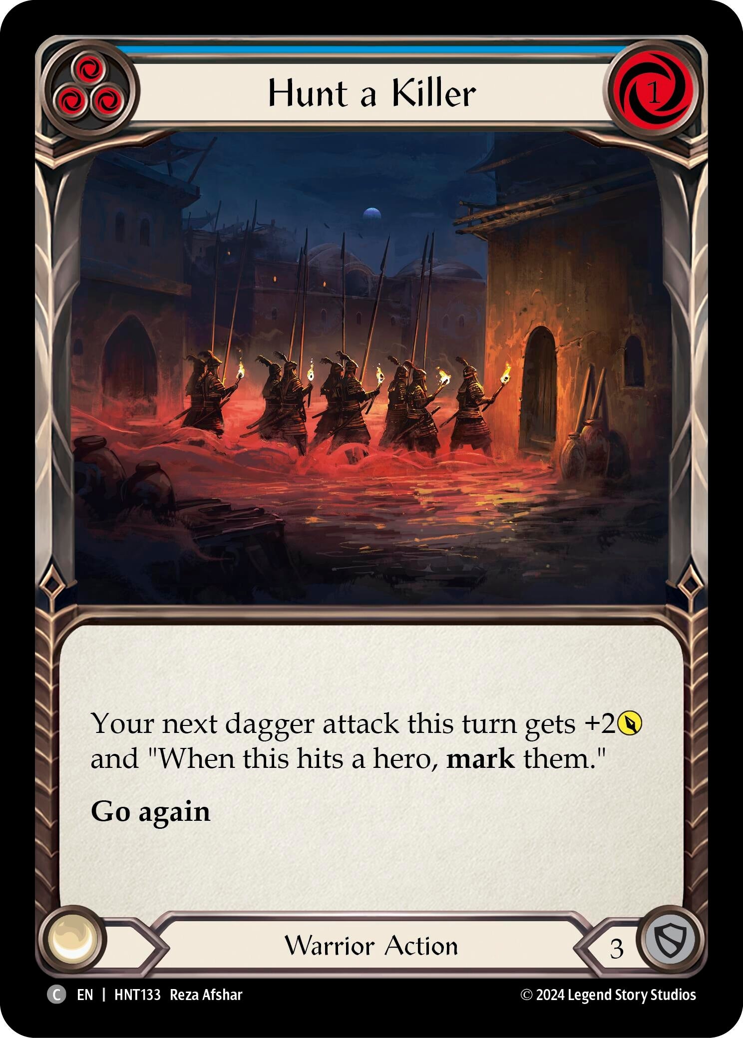 Image for Hunt a Killer (Blue) (The Hunted) (HNT133) - Flesh and Blood TCG