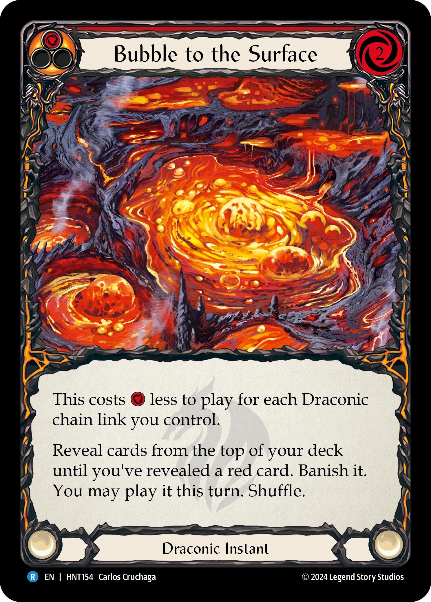 Image for Bubble to the Surface (Red) (The Hunted) (HNT154) - Flesh and Blood TCG