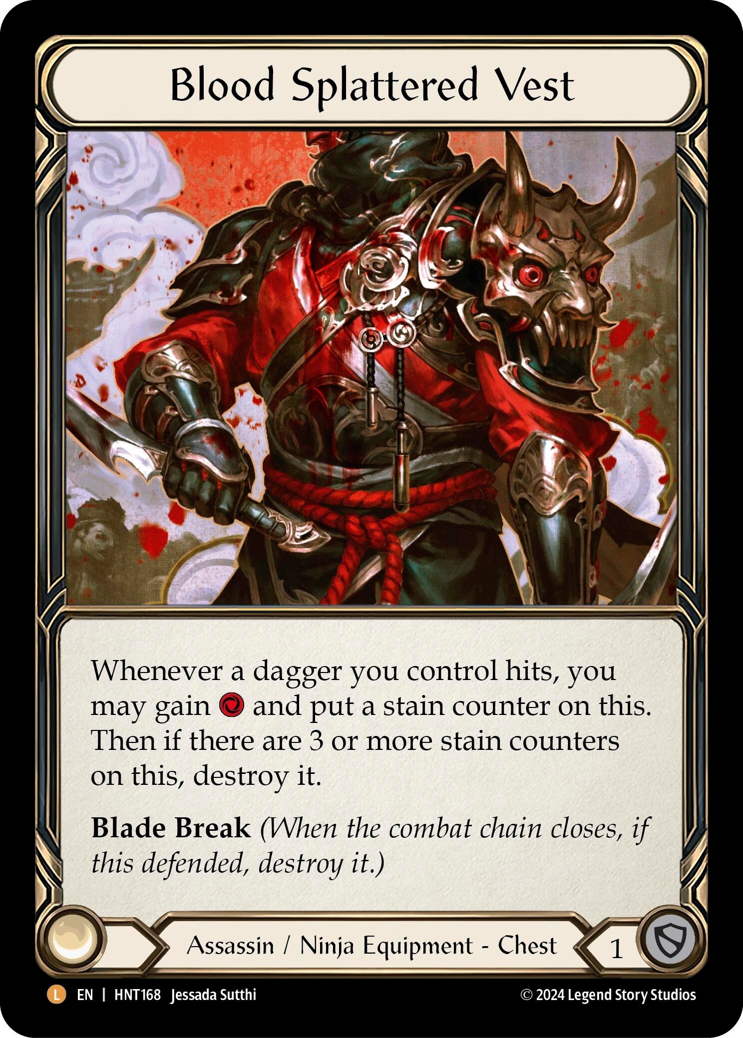 Image for Blood Splattered Vest (The Hunted) (HNT168) - Flesh and Blood TCG