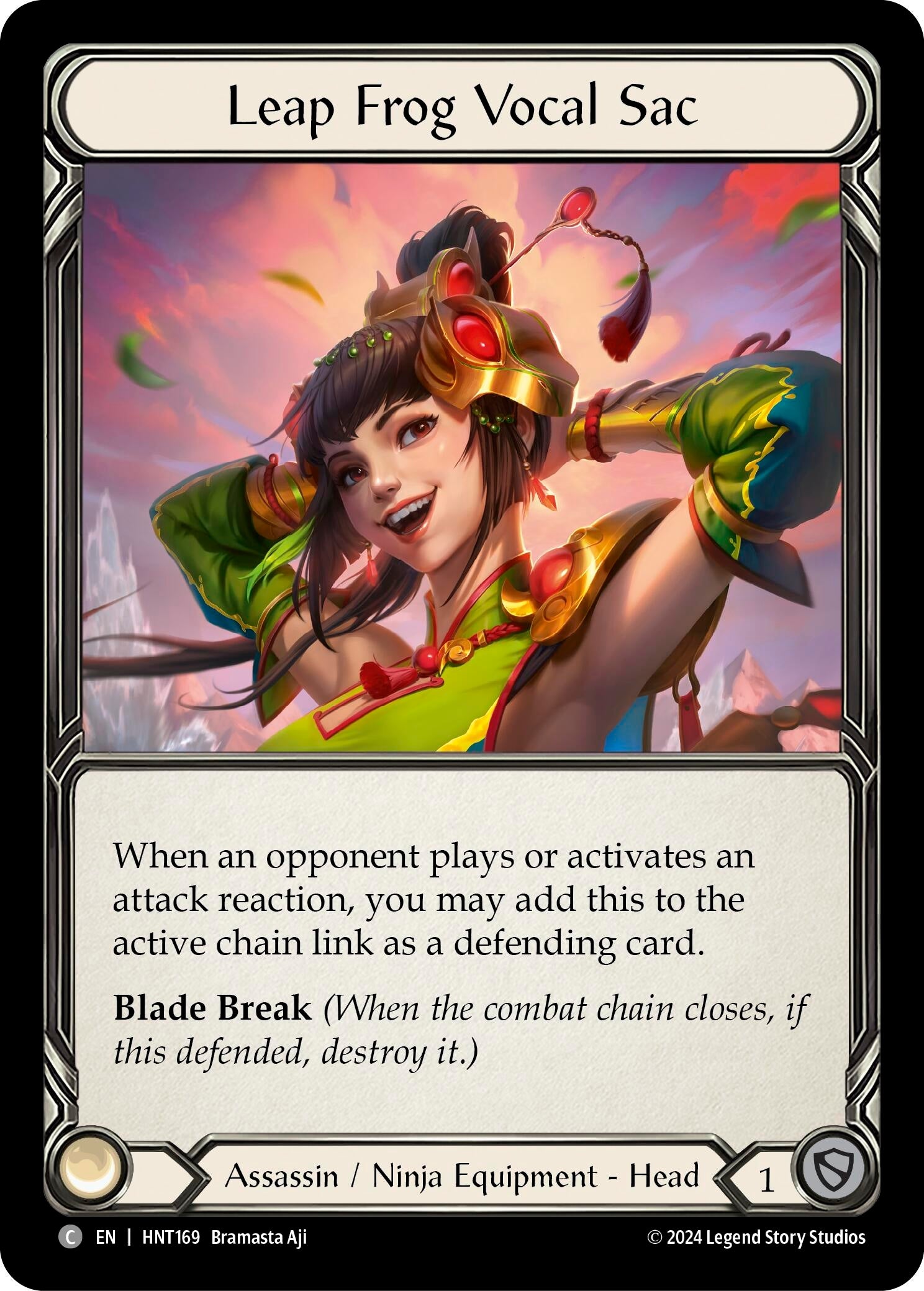 Image for Leap Frog Vocal Sac (The Hunted) (HNT169) - Flesh and Blood TCG