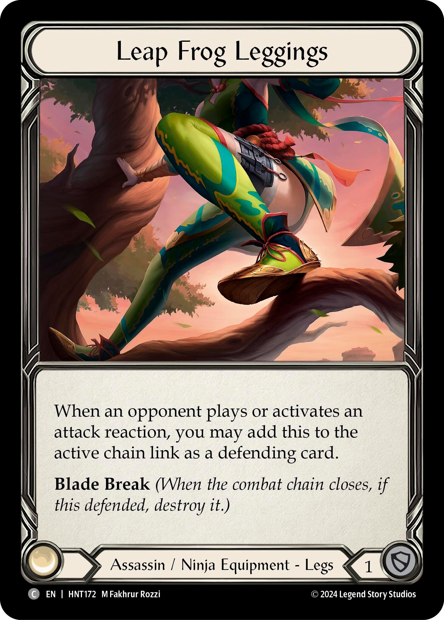 Image for Leap Frog Leggings (The Hunted) (HNT172) - Flesh and Blood TCG
