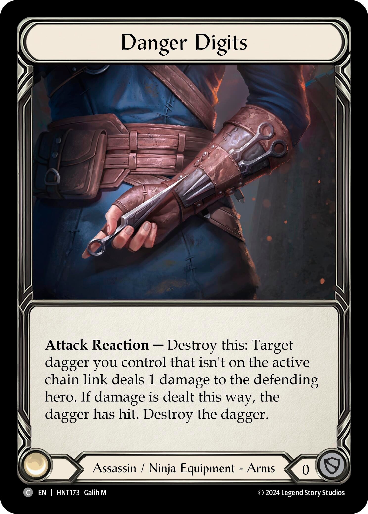 Image for Danger Digits (The Hunted) (HNT173) - Flesh and Blood TCG