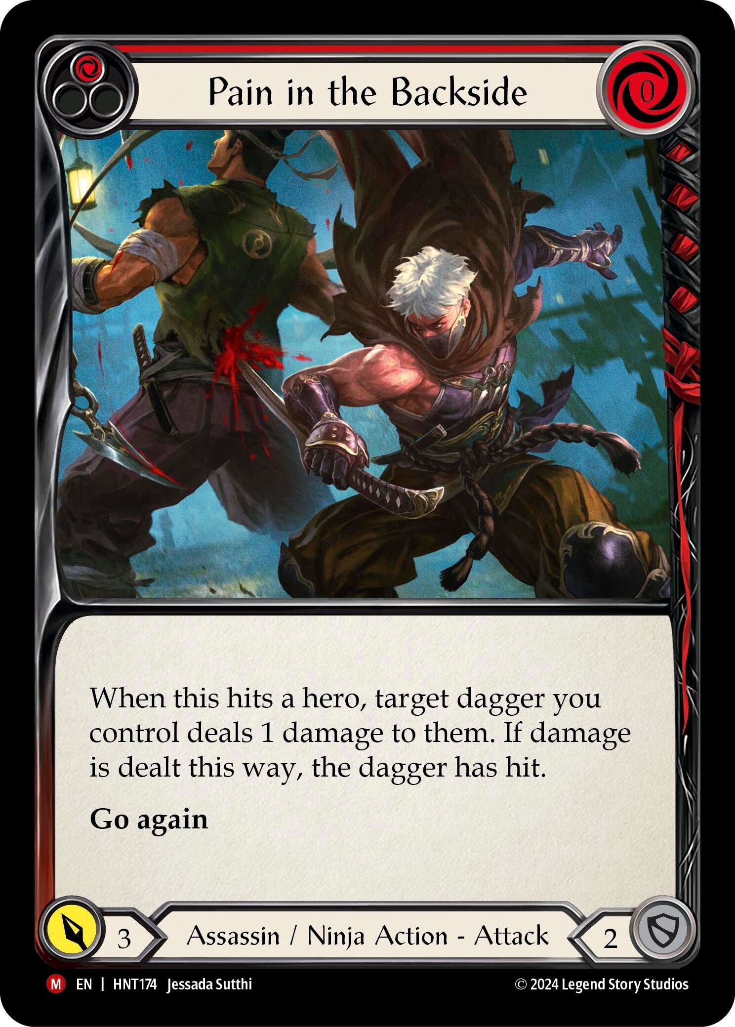 Image for Pain in the Backside (The Hunted) (HNT174) - Flesh and Blood TCG