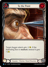 Image for To the Point (Blue) (The Hunted) (HNT201) - Flesh and Blood TCG