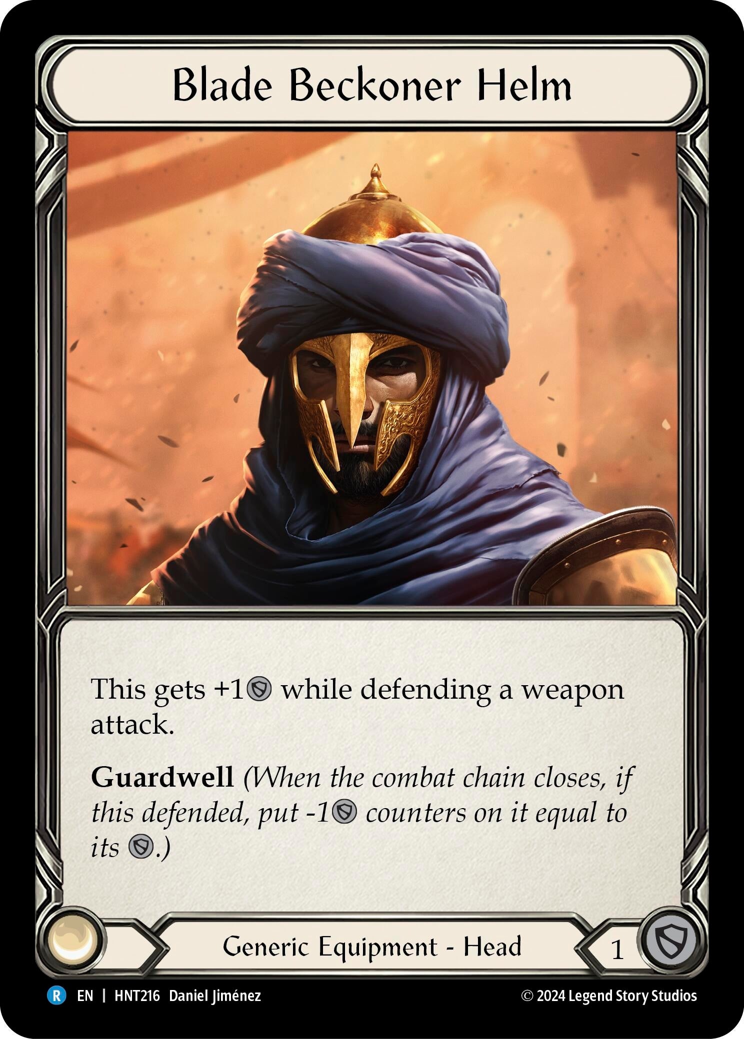 Image for Blade Beckoner Helm (The Hunted) (HNT216) - Flesh and Blood TCG