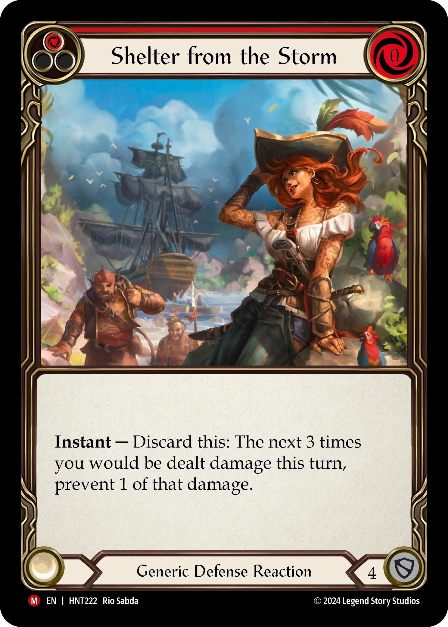 Image for Shelter from the Storm (The Hunted) (HNT222) - Flesh and Blood TCG