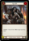Image for Tip-Off (Blue) (The Hunted) (HNT234) - Flesh and Blood TCG