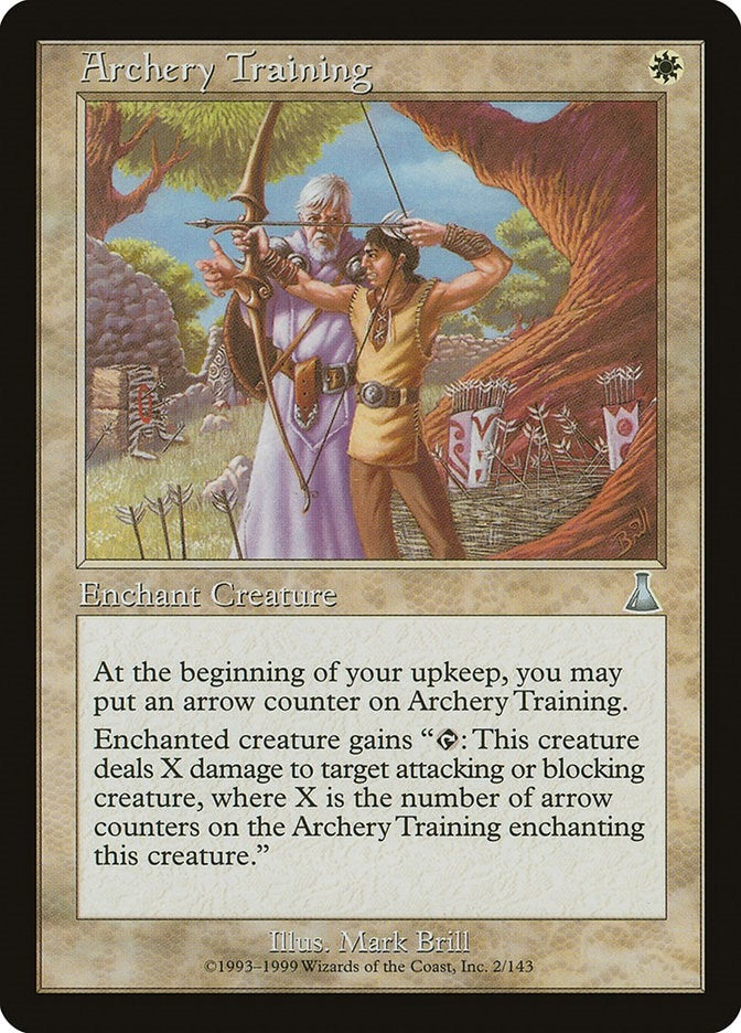 Image for Archery Training (Urza's Destiny) (2) - Magic: The Gathering