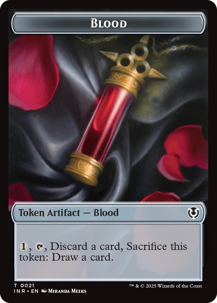 Image for Blood // Vampire (0007) Double-Sided Token (Innistrad Remastered) (21 // 7) - Magic: The Gathering