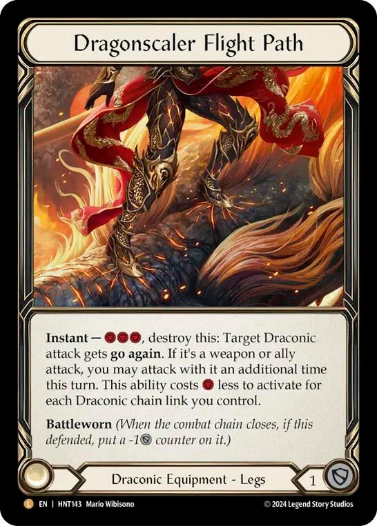 Image for Dragonscaler Flight Path (The Hunted) (HNT143) - Flesh and Blood TCG