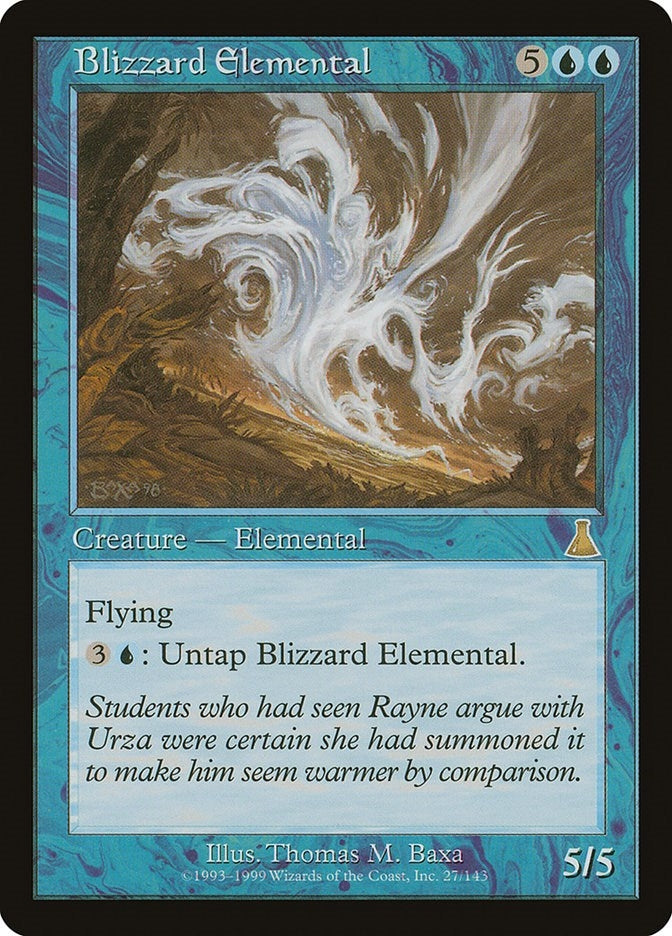 Image for Blizzard Elemental (Urza's Destiny) (27) - Magic: The Gathering